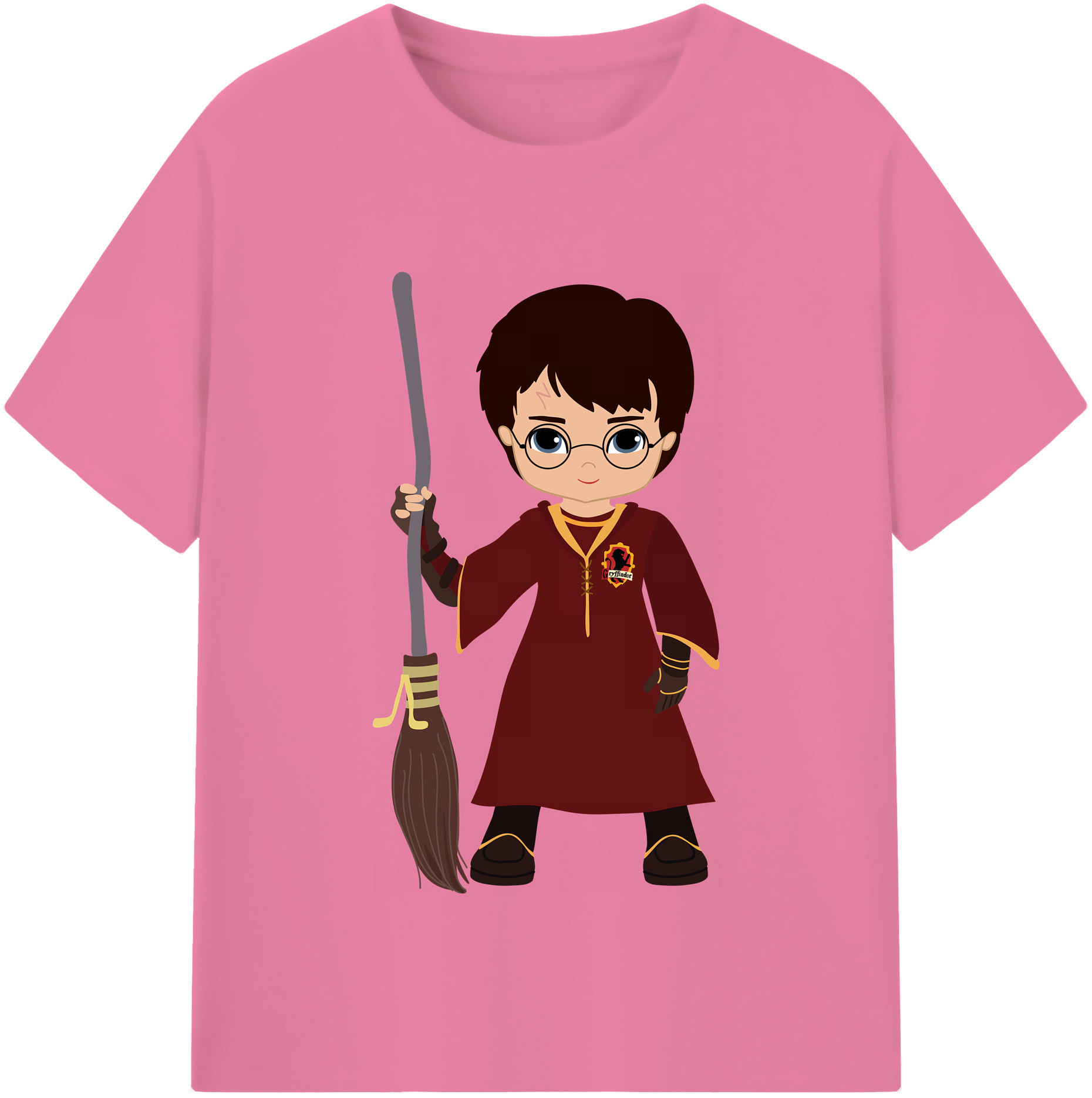 （画像用） Harry Potter ハリー・ポッターシリーズ 綿100％半袖Tシャツ（フロントプリント）